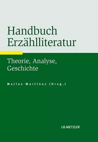 Handbuch Erzählliteratur cover