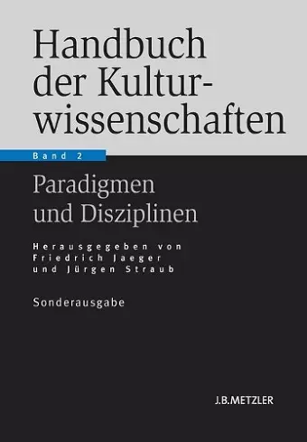 Handbuch der Kulturwissenschaften cover