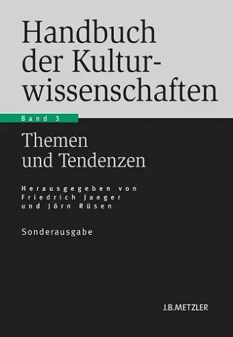 Handbuch der Kulturwissenschaften cover