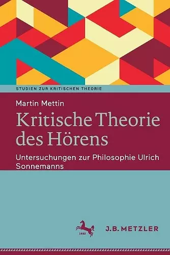 Kritische Theorie des Hörens cover