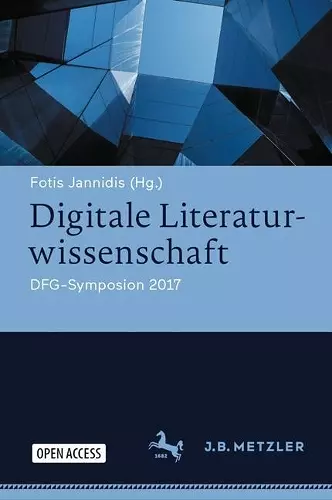 Digitale Literaturwissenschaft cover