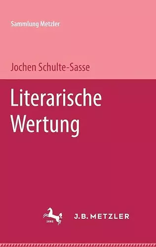 Literarische Wertung cover