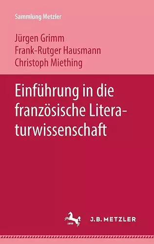 Einführung in die französische Literaturwissenschaft cover