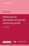 Einführung in die Bücherkunde zur deutschen Literaturwissenschaft cover