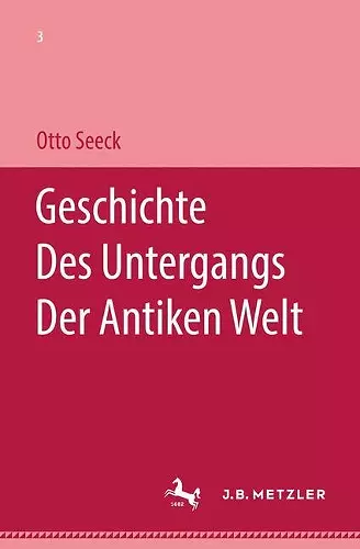 Geschichte des Untergangs der antiken Welt cover