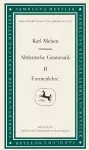 Altdeutsche Grammatik II Formenlehre cover