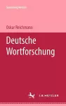 Deutsche Wortforschung cover