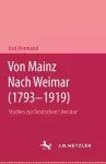 Von Mainz nach Weimar (1793–1919) cover