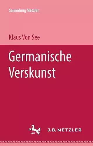 Germanische Verskunst cover