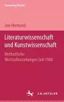 Literaturwissenschaft und Kunstwissenschaft cover