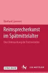 Reimsprecherkunst im Spätmittelalter cover