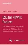 Eduard Allwills Papiere cover