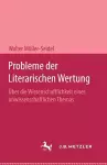Probleme der Literarischen Wertung cover