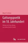 Gattungspoetik im 18. Jahrhundert cover