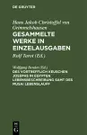 Gesammelte Werke in Einzelausgaben, Des Vortrefflich Keuschen Josephs in Egypten Lebensbeschreibung samt des Musai Lebenslauff cover