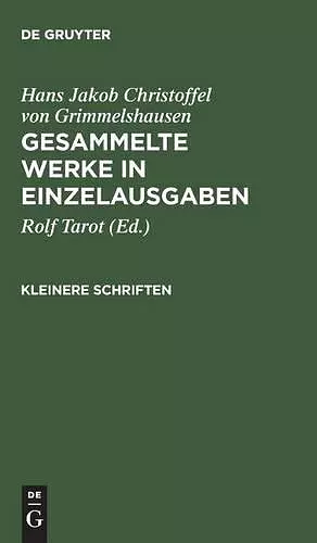 Gesammelte Werke in Einzelausgaben, Kleinere Schriften cover