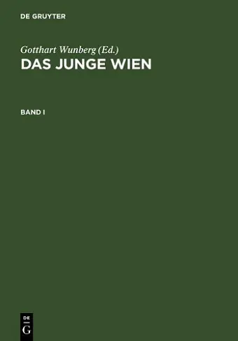 Das Junge Wien cover