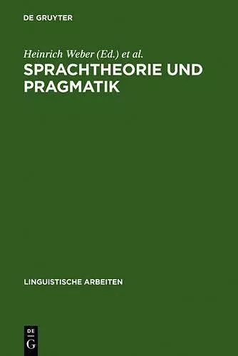 Sprachtheorie und Pragmatik cover