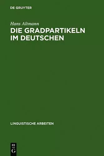 Die Gradpartikeln im Deutschen cover