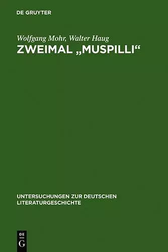 Zweimal Muspilli cover