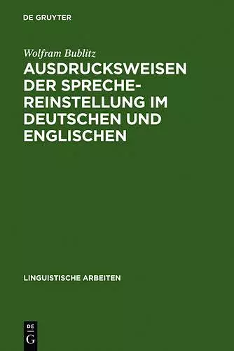 Ausdrucksweisen der Sprechereinstellung im Deutschen und Englischen cover