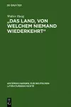 Das Land, Von Welchem Niemand Wiederkehrt cover