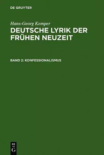 Konfessionalismus cover