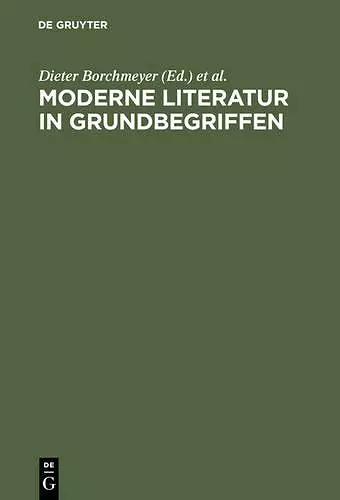 Moderne Literatur in Grundbegriffen cover