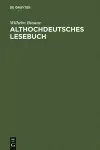 Althochdeutsches Lesebuch cover