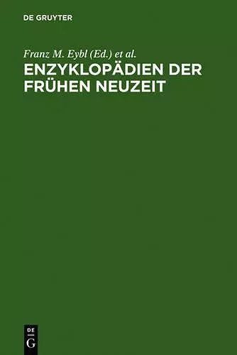 Enzyklopädien der Frühen Neuzeit cover