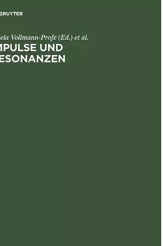 Impulse Und Resonanzen cover