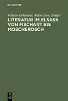 Literatur im Elsaß von Fischart bis Moscherosch cover