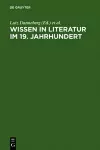 Wissen in Literatur im 19. Jahrhundert cover