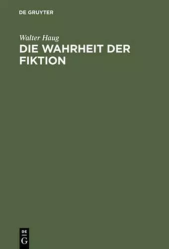 Die Wahrheit der Fiktion cover