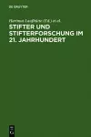 Stifter und Stifterforschung im 21. Jahrhundert cover