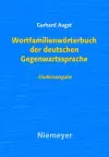 Wortfamilienwörterbuch Der Deutschen Gegenwartssprache cover