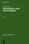 Providenz Und Kontingenz cover