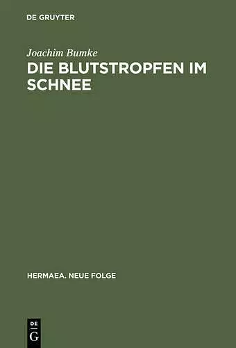 Die Blutstropfen im Schnee cover