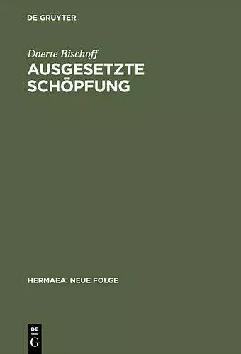 Ausgesetzte Schöpfung cover