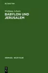 Babylon Und Jerusalem cover