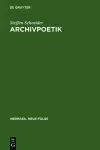 Archivpoetik cover