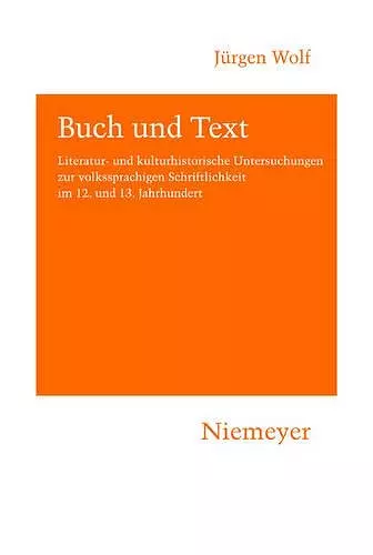 Buch und Text cover