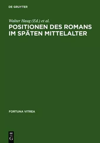 Positionen Des Romans Im Späten Mittelalter cover