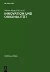 Innovation Und Originalität cover