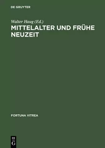 Mittelalter und frühe Neuzeit cover