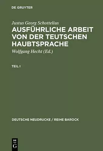 Ausführliche Arbeit Von Der Teutschen Haubtsprache cover