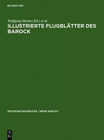 Illustrierte Flugblätter des Barock cover