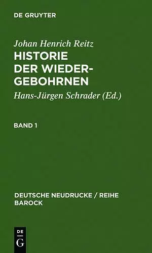 Historie Der Wiedergebohrnen cover