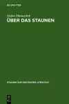 Über das Staunen cover