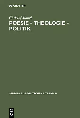 Poesie - Theologie - Politik cover